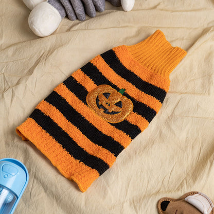Groom Glory Halloween Dog Sweaters – Cozy Pet Costume for Small Dogs | Fall & Winter Cosplay Outfit