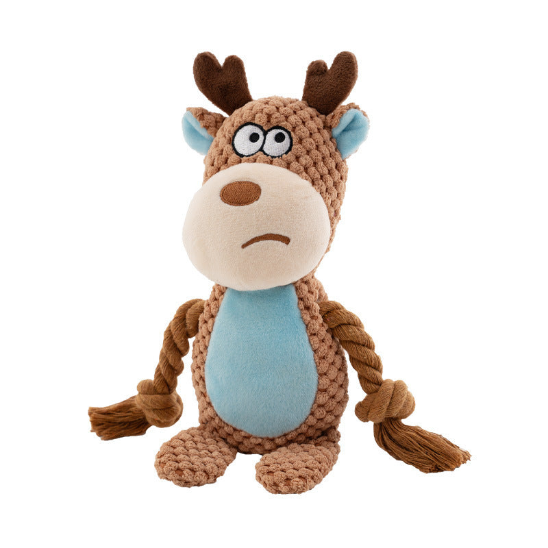 Groom Glory Interactive Plush Hippo Dog Toy