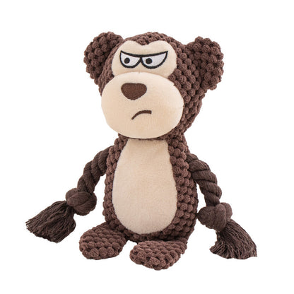 Groom Glory Interactive Plush Hippo Dog Toy