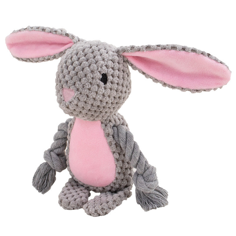 Groom Glory Interactive Plush Hippo Dog Toy