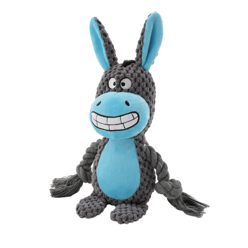 Groom Glory Interactive Plush Hippo Dog Toy