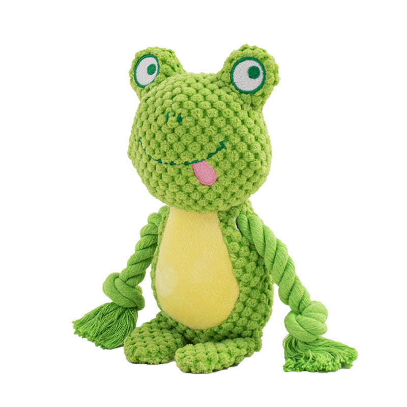 Groom Glory Interactive Plush Hippo Dog Toy