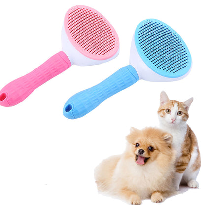 Groom Glory Pet Self-Cleaning Grooming Comb - Easy Deshedding Brush
