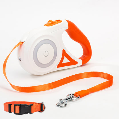 Groom Glory Retractable Dog Leash Collar - Smooth Telescopic